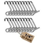 Fence Wire Clips Without Tighteners Handle, 20PCS 6MM Tension.... Fixed Price $32.73.