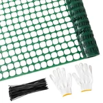 Potatolife Plastic Mesh Safety Fence, 4'X100' Roll With Zip Ties, R.... Fixed Price $62.67.