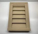 Fypon Decorative Vertical Louver Stainable Polyurethane LV12X18S. Fixed Price $40.00.