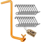 Fence Wire Tightener, 20PCS 6MM Clips And 1PCS Tightener.... Fixed Price $48.34.