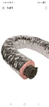 14" 25-FT Insulated Flexible Round Duct Tube R6 Heating/ac Quietflex. Fixed Price $150.00.