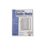 Builders Edge In X White Plastic Gable Vent 120061824117. Fixed Price $78.99.