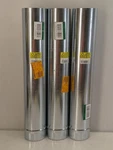 Lot Of 3 Master Flow Round Metal Duct Pipe In. Ft. Vent Bcp 4X24. Fixed Price $22.99.