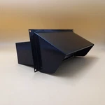 Broan-nutone 639 Wall Cap, Steel, For Exterior Ducting 3-1/4" 10" Black. Fixed Price $25.00.
