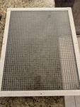 Air Duct Square Design Hvac Return Grill, See Pics For Id & Od Dimensions. Fixed Price $16.99.