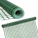 Houseables Snow Fence, Mesh Temporary Fencing, Plastic, Green, 4 X 100' Feet. Fixed Price $59.99.
