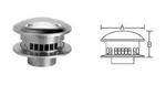 Selkirk 8RV-RT 8" Bvent Gas Top Bird Proof Pipe. Fixed Price $139.36.