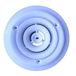 Truaire Smoothglide 6"D Steel Ceiling Diffuser (9.5" Od), White, Part #336192. Fixed Price $13.79.