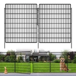 Kyate Garden Fence 33IN X 24FT - 10 Panel Animal Barrier With Lock. Fixed Price $179.99.