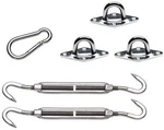 471927 Extreme Kit Shade Sail Hardware, Steel. Fixed Price $42.09.