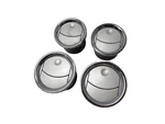 04-08 Ford F150 Lariat A/c Hvac Silver Gray Chrome Air Vent Duct (4) Factory Oem. Fixed Price $39.99.