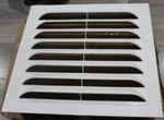 Lot Of Duraflo 12 X Gable Vents ( Overall Size 14 13/16" 9/16"). Fixed Price $28.99.