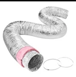 Vevor 10INCH Insulated Flexible Duct R-6.0 25 Feet Long With Clamps Heati. Fixed Price $80.00.