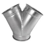 Nordfab 8040200750 Round 6"DIA 13 1/2"L 60 Degrees Ss Wye Branch, In Duct. Fixed Price $535.99.