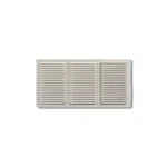 Master Flow Powder-coated White Aluminum Undereave Vent EAC16X8W. Fixed Price $14.95.