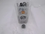 90 Pack Halex 3/8 In. Non-metallic Twin Screw Clamp Connectors 05103B. Fixed Price $26.76.