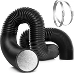 Vivosun Dryer Vent Hose 6" Aluminum Foil DUCTING,25FT Long,for Exhaust Fan. Fixed Price $22.49.