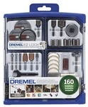 Dremel Rotary Tool Accessory Kit- 710-08- 160- Ez Lock Technology- 1/8 Inch Shan. Fixed Price $139.99.