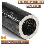 Quietflex R-8 Black Flexible Duct Durable & Uv-inhibited To 8" 14" And 16". Fixed Price $90.00.