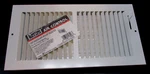 New Vintage 1980'S Leigh Harrow Air Control Baseboard Mount Register Duct Cover. Fixed Price $30.00.