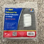 Dundas 4" Pro Vent White Exhaust Cap Exterior, Paintable, LC4WZW New. Fixed Price $7.89.