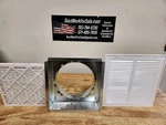 16"X20" Hvac Return Air Kit, Grille, Metal Box, 8" Collar, Filter.. Fixed Price $222.00.