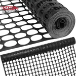 Houseables Fencing, Temporary Fence, Snow 4X100' Feet, 10.55 Lb/roll, Bla. Fixed Price $58.61.