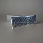 2 Sets Of Bronze Metal Rectangle Vent Cover Home Grille Decorative Register. Fixed Price $27.99.