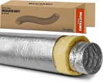 8 Inch 25 Feet Insulated Flexible Duct High-efficiency FT(R4.2). Fixed Price $98.98.