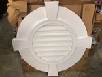 Fypon Polyurethane Round Louver 38"W X 38"H 3/8"P, 5 1/2" Trim RLV24-6TK. Fixed Price $98.50.