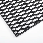 Aggauto 47"X16" Abs Plastic Universal Car Grill 10X25MM 3D Hexagon, Black. Fixed Price $55.99.