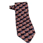 Ties To Mens 100% Silk American Flags Usa 250 Anniversary 4 Inch Nyc. Fixed Price $29.13.
