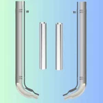 Peterbilt Flat Top 60 Elbow Premium Exhaust Set 25% Discount Pre-applied. Fixed Price $4469.75.
