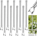 Hicarer 9 Pack Chain Link Fence Post Extender 20 Inch Extension Height Gal. Fixed Price $57.97.