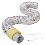 6IN 25FT Insulated Flexible Duct Dryer Hose Hvac Ventilation R-4.2. Fixed Price $33.69.