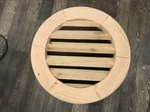 Cedar Wood Round Louvered Als 14 In. Attic Siding Ventilation Outdoor. Fixed Price $35.00.