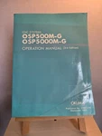 Okuma Cnc Systems OSP500M-G/OSP5000M-G Operation Manual. Fixed Price $29.50.