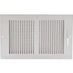 (8)-SELKIRK In. White Wall Heat Register 367W10X6R. Fixed Price $158.89.