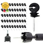 120 Pcs Electric Fence Insulator Screw Ring Post Wood. Fixed Price $31.38.