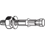 Zoro Select B70411.100.1200 Wedge Anchor, 1" Dia., 12" L, Steel Zinc Plated, 8. Fixed Price $86.10.