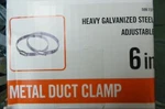 (2) 6" Dia. Metal Worm Gear Clamps, 5-3/4" To 7-1/2", Everbilt MC6HD, Free S&h!. Fixed Price $6.50.
