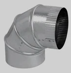Imperial Manufacturing 6" Furnace Pipe Adjustable Elbow 30 Galvanized GV0296. Fixed Price $10.99.