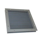 Dayton 6WRJ2 Door LOUVER,10-1/8 H,18-1/4 W,steel. Fixed Price $123.52.