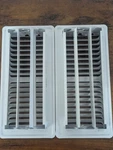 Shoemaker Floor Register Inch, White, 350-4X10W. Fixed Price $15.00.