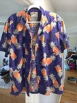 Ll Bean Vtg Shirt Mens Paradise Found Hawaiian Cruise Upside Down Pineapple. Fixed Price $15.00.