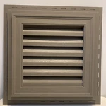 Gray X18 Gable Vent Louver Square Pvc Weather Filter J-block Vinyl Richwood. Fixed Price $44.99.