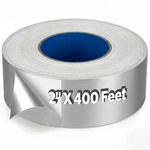 High Temp Aluminum Foil Tape 2" X 400FT Insulation Sealing Film For Hvac Ducts. Fixed Price $37.79.