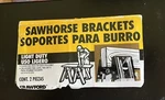 Vintage Crawford Sawhorse Bracket / New Old Stock No 87. Fixed Price $8.50.