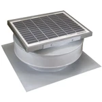 Exhaust Attic Fan Solar Powered Roof Mounted Active Ventilation 365 Cfm White. Fixed Price $143.02.
