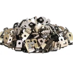 100 Pcs Fence Wire Clamps, Stainless Steel Clips Mount Welded To Vi.... Fixed Price $15.51.